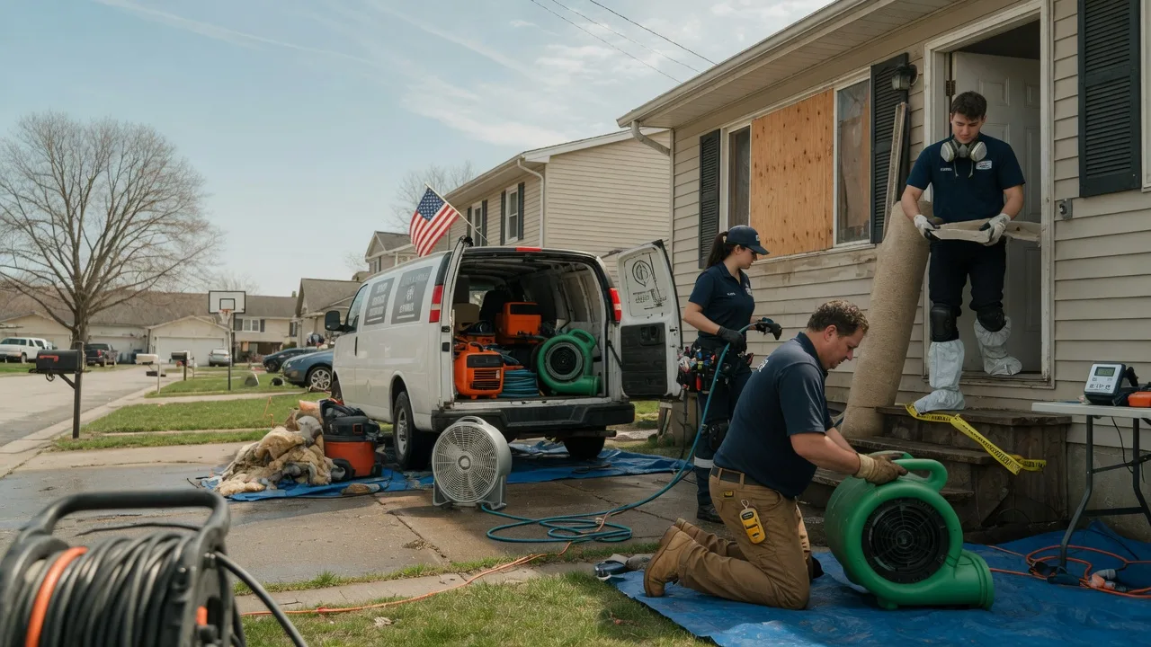 Water Damage Restoration in Menomonie, WI near me